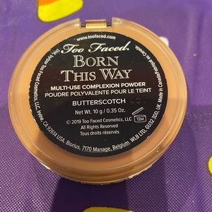 Too Faced - Butterscotch Multi-use complexion powder. NEW, Born this way.